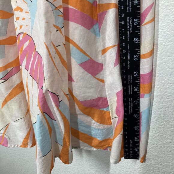 Maeve Anthropologie Skirt Womens Medium Abstract Midi Boho Lined Flowy Skirt - Picture 8 of 15